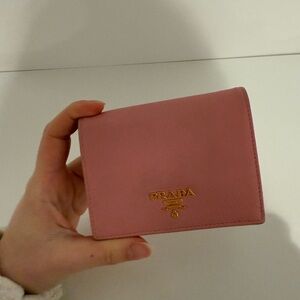 Prada Pink Leather Wallet